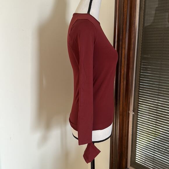 Helmut Lang | Fitted Slit Cuff Stretch Tee Size M - Picture 4 of 9